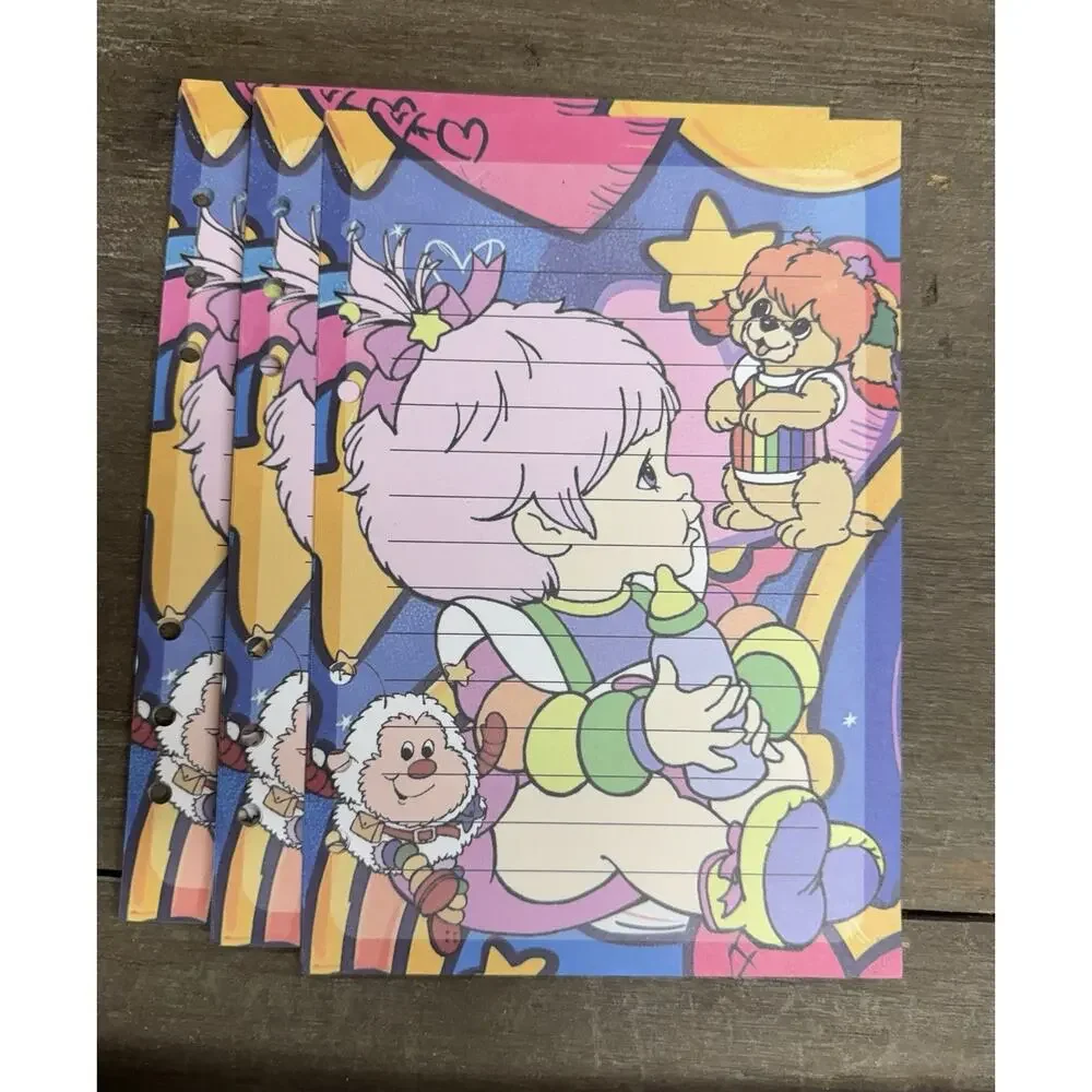 Rainbow Brite Size A5 Refill Paper (50 Sheets)